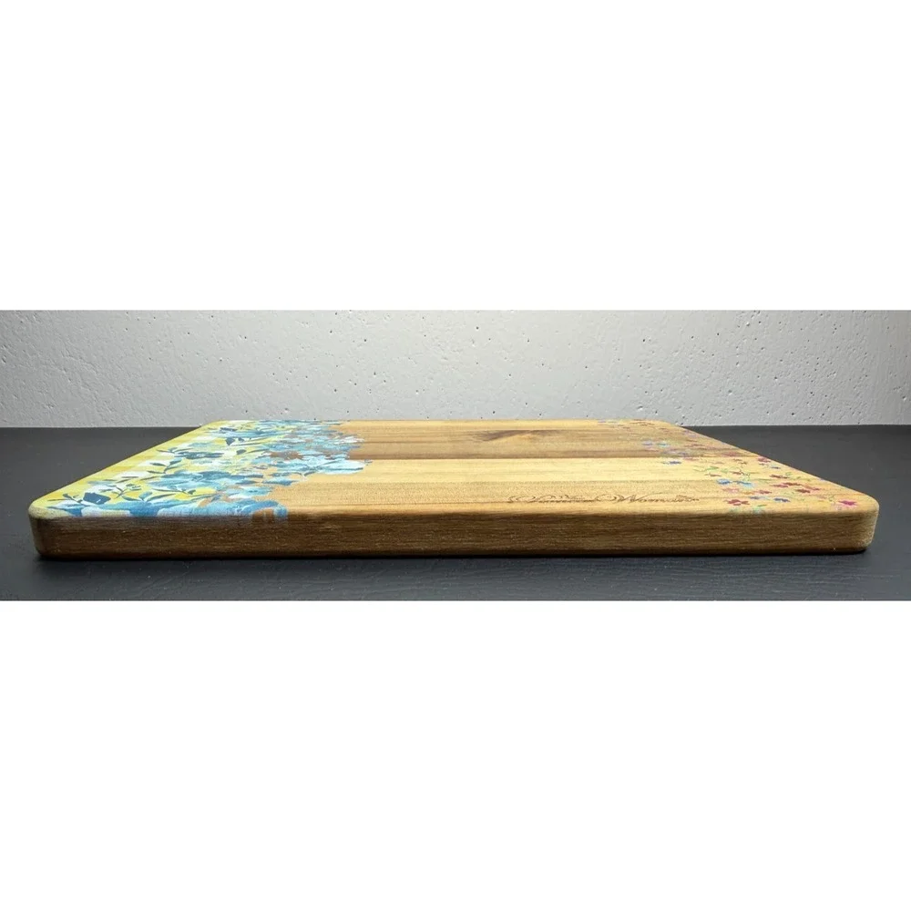 The Pioneer Woman Patchwork Medley Acacia Cutting Board 8